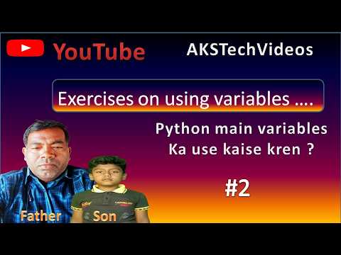 Using Variables In Python Exercise 2