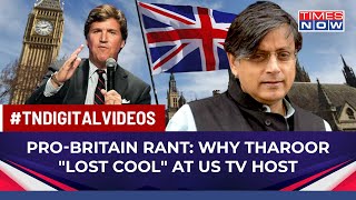 When Tharoor Scolded An American TV Host Over Pro-Britain Rant Against India | English News