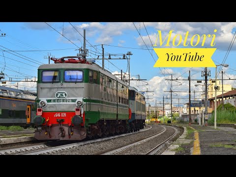 E646, E656, ETR 252: un trio storico in transito a Roma Tuscolana