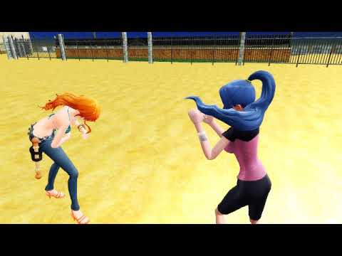 [MMD x One Piece] Vivi vs Nami
