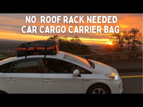SOARIFY Universal Car Soft Roof Rack，Roof Pads Luggage Carrier for Kayak, Surfboard SUP, Canoe Include Storage Bag, 2 Quick Loop Strap, 2 Tie Down Rope, and 2 Heavy Duty Tie Down Straps video review thumbnail