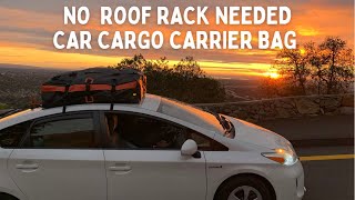 CAR ROOFTOP CARGO CARRIER BAG | DEMO & INSTALLATION