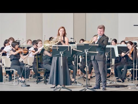 Radek Baborák and Sarah Willis at the Pacific Music Festival 2019