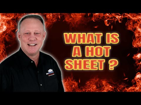 What Is A Real Estate Hot Sheet?