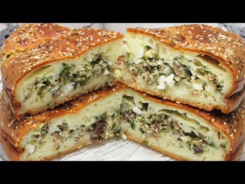 Готовится ПРОСТО, съедается БЫСТРО! Заливной пирог с консервой - ничего сложного