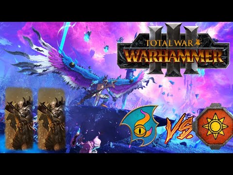 TZEENTCH WARRIOR WALL! Tzeentch vs Lizardmen - Total War Warhammer 3