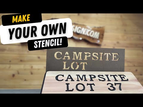 How To Make A Stencil With A Palm Router