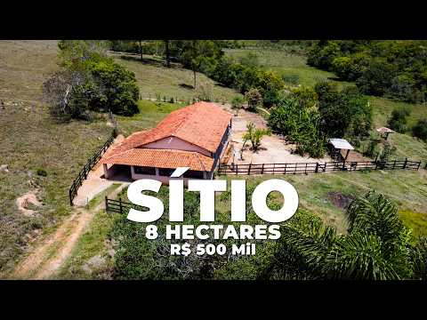 8-HECTARE FARM WITH HOUSE, LIVESTOCK STRUCTURE AND EASY ACCESS | R$ 500,000