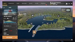 Fishing Planet, for the first time fishing on Saint - Croix Lake, no talking