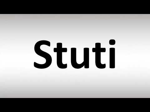 How to Pronounce Stuti