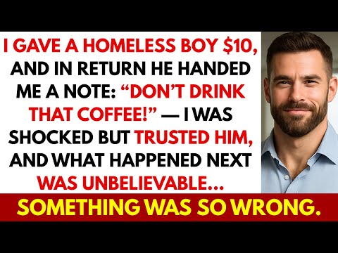 A Homeless Boy Whispered: "Don’t Drink That Coffee!" — I Listened & What Happened Next Made Me...