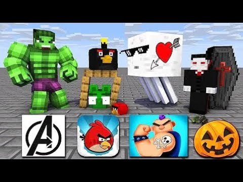 Monster School : SEASON 8 ALL EPISODE - Minecraft Animation (video original con audio