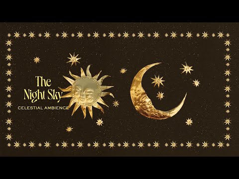 Night Sky Celestial Ambience | Sun, Moon & Falling Stars