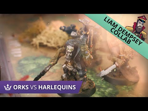 Orks vs Harlequins - Warhammer 40k Battle Report