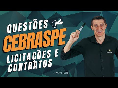 LICITAÇÃO e CONTRATOS em QUESTÕES - Banca CEBRASPE - Professor Franco