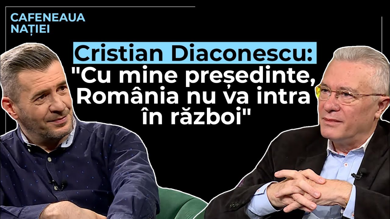 Cristian Diaconescu: “Apăr țara de război, hoție și prostie! Președinția e o meserie pe care o știu”