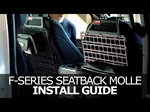 F-150/Raptor, Super Duty + Ranger Seatback MOLLE Install Guide