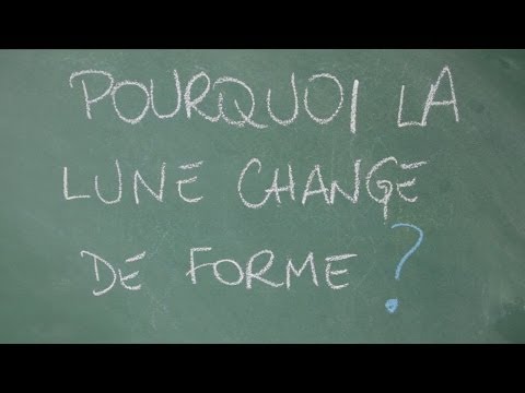 pourquoi la lune change t-elle de forme