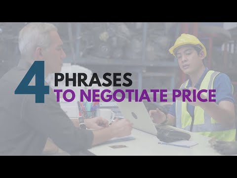 4 Useful Phrases to Negotiate Price in Business