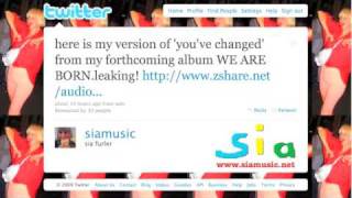 Sia - You&#39;ve Changed (Full Length) from We Are Born album