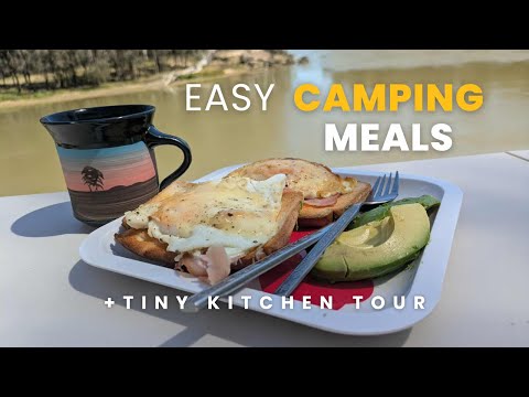 Caravan Kitchen Tour + 2 Easy Camping Recipes