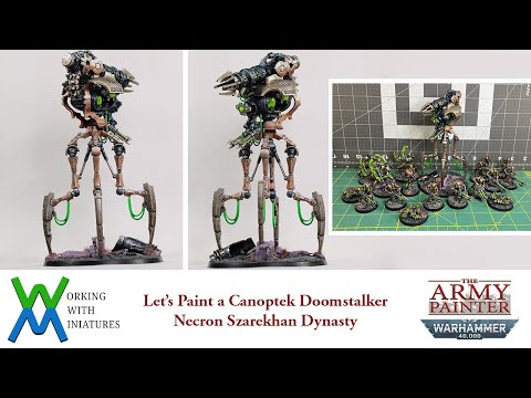 Let's Paint a Necron Canoptek Doomstalker #warhammer40k #necrons #armypainter