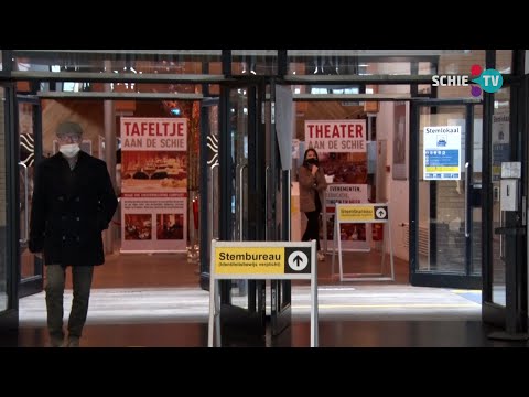 SCHIE TV: Behoorlijk wat mensen hebben vandaag al hun stem uitgebracht