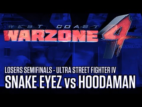 Snake Eyez (Zangief) vs. Hoodaman (E. Honda) - LOSERS SEMIFINALS - West Coast Warzone 4 - Ultra SF4