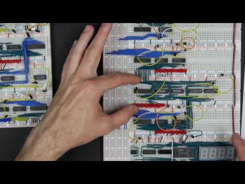 8-bit computer build: Connecting the bus