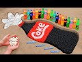 DIY Giant Coca Cola and Mentos Bottle with Orbeez Underground