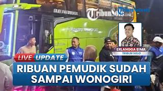 Ribuan Pemudik Tiba di Wonogiri, Hari Ini Diprediksi Jadi Puncak Mudik di Terminal Giri Adipura