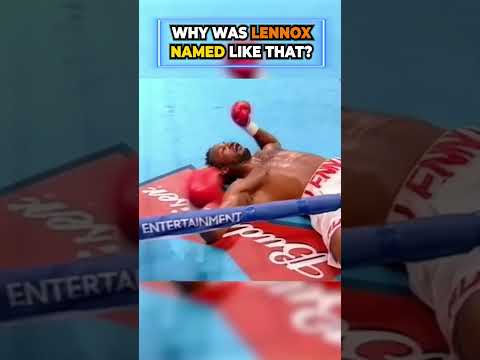 Why Lennox Lewis Got That Name And The Answer Is Surprising😱🤡