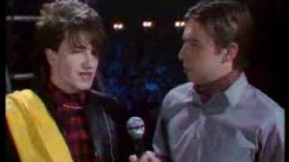 Bono being interviewed in Brussels (1981)