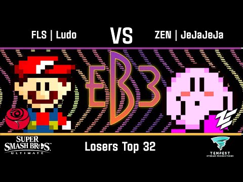 FLS | Ludo (Mario) vs ZEN | JeJaJeJa (Kirby) - Ultimate Losers Top 32 -  EugeneBound 3