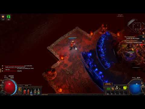 Path of Exile 3.3 Incursion league Temple of Atzoatl boss Omnitect (area level 4)