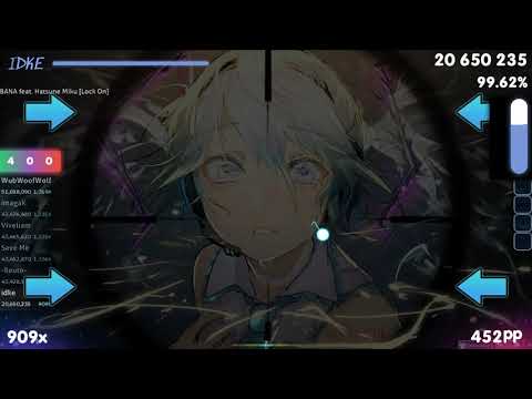 idke | DECO*27 - HIBANA feat. Hatsune Miku [Lock On] 1st +HR FC 99.69% {#4 712pp FC} - osu!