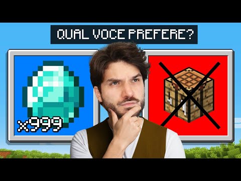 MINECRAFT MAS A CADA 3 MINUTOS EU SOU OBRIGADO A ESCOLHER ALGO QUE VAI ME FERRAR!