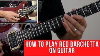 How to Play Red Barchetta by Rush on Guitar