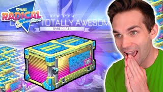 The NEW "Totally Awesome" Crate Opening (Rocket League Radical Summer Update)