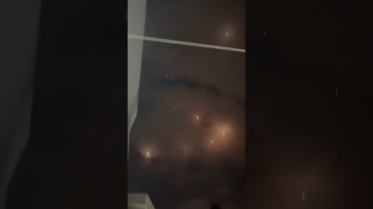انفجار صاروخ إيراني في حيفا