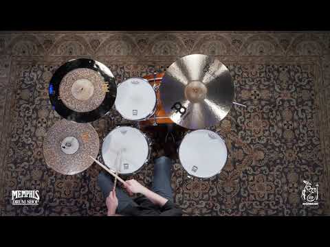 Meinl 18" Byzance Extra Dry Dual Crash Cymbal - 1222g (B18DUC-1050419N)