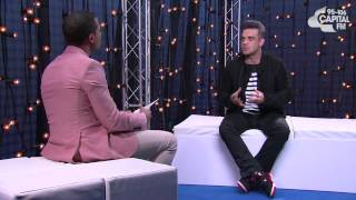 Marvin Humes interview with Robbie Williams - Capital FM Summertime Ball 2013