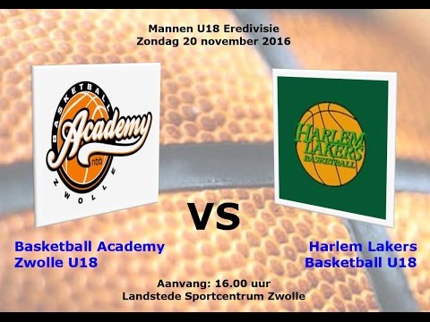BA Zwolle U18 - Harlem Lakers U18, 1e kwart, 20-11-2016