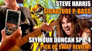 Video thumbnail for Seymour Duncan SPB-4 - Steve Harris Bass Pickup SWAP! by Ralski MHNHN