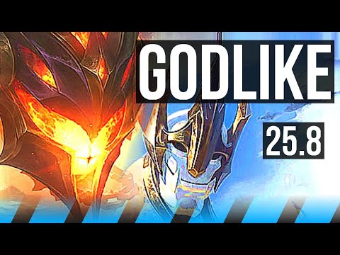 VEL'KOZ vs GALIO (MID) | Godlike | EUW Master | 25.8