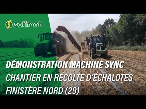 Video Sofimat précision - Démonstration système de synchronisation Machine Sync John Deere