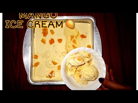 MANGO ICECREAM | MANGO ICECREAM RECIPE | MARKET STYLE MANGO ICECREAM