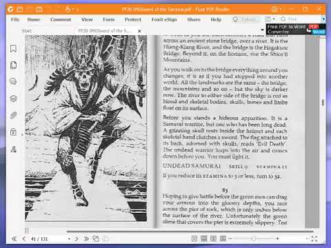 Let's Play Sword of the Samurai (Fighting Fantasy Game Book) Part 3