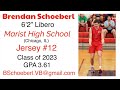 Brendan Schoeberl 2023 Libero #12 Marist Varsity Season Highlights