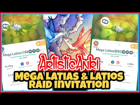 🔴Mega Latios & Latias Raids | Pokémon GO Live Stream #megalatios #megalatias #raidinvitation